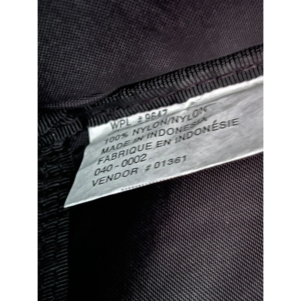 Vintage EDDIE BAUER BLACK SOFT CANVAS GOLF AIRPLANE TRAVEL CARRY‎ BAG